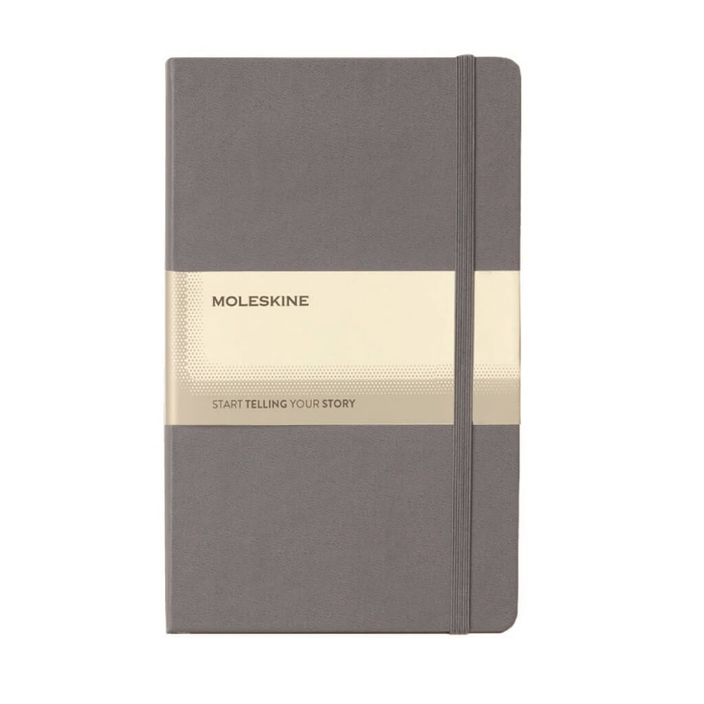 [OWMOL 311] Moleskine Classic Hard Cover Large Ruled Notebook – Slate Grey