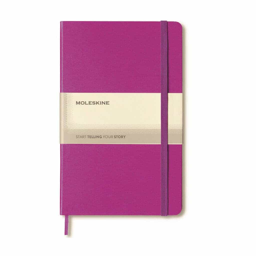 [OWMOL 314] Moleskine Classic Hard Cover Large Ruled Notebook – Orchid Purple
