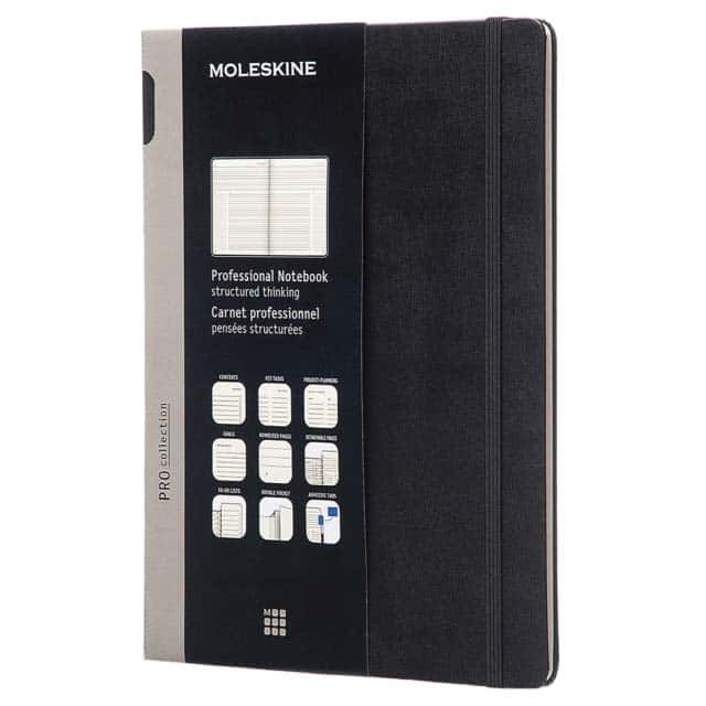 [OWMOL 321] Moleskine Professional Notebooks – L Size Black