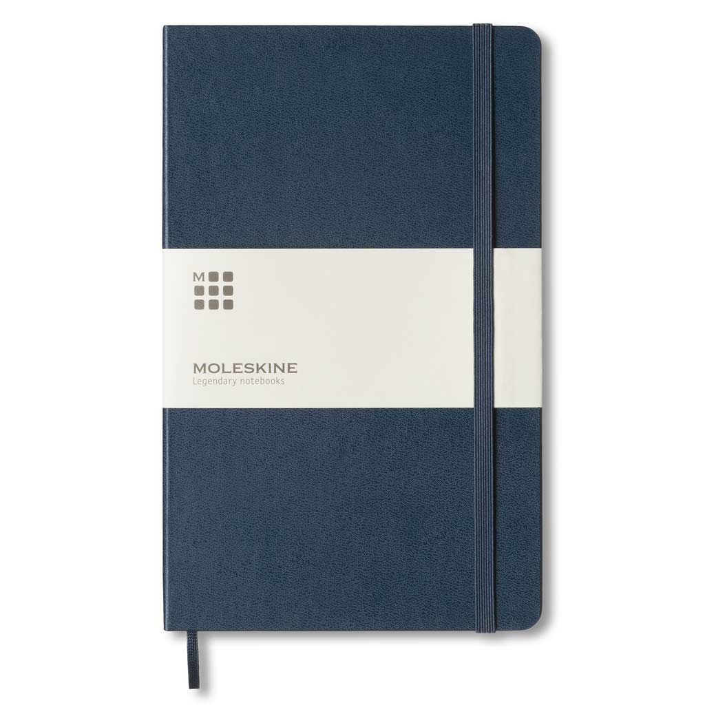 [OWMOL 328] Moleskine Classic Large Ruled Hard Cover Notebook – Sapphire Blue