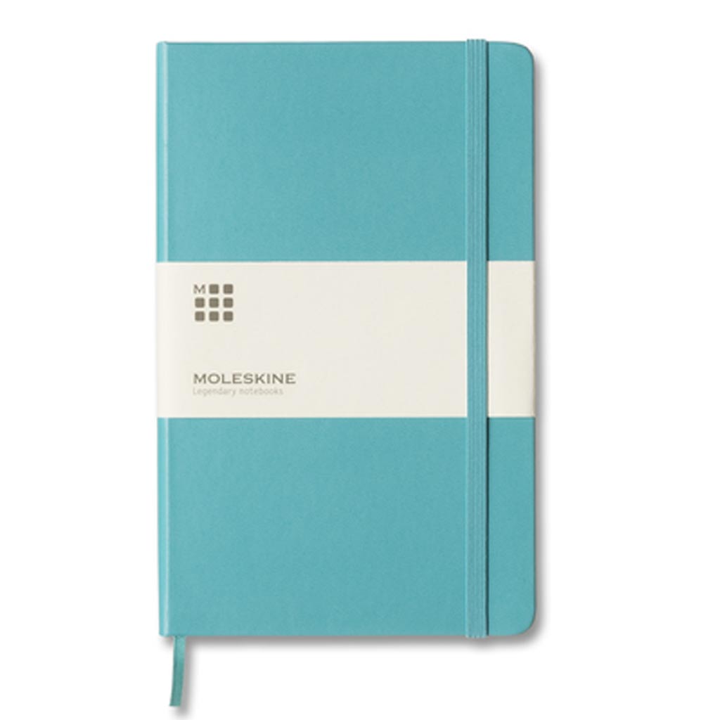 [OWMOL 332] Moleskine Classic Large Ruled Hard Cover Notebook – Reef Blue