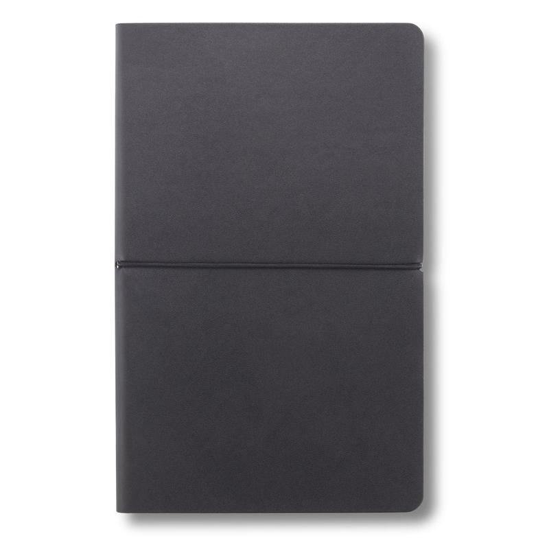 PEJA – Santhome A5 Recycled PU Notebook – Black (1)
