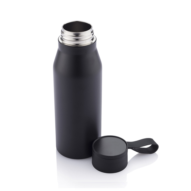 Recycled NEBRA – CHANGE Collection Stainless Steel Vacuum Bottle – Black
