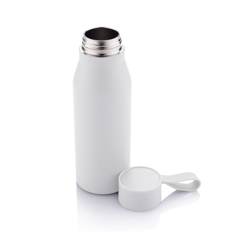 Recycled NEBRA – CHANGE Collection Stainless Steel Vacuum Bottle – White