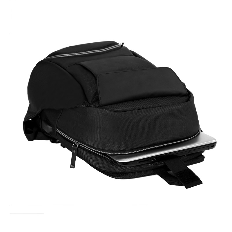 SHOBAC – SANTHOME 18_ Laptop Backpack For Work & Sports-gym – Black (1)