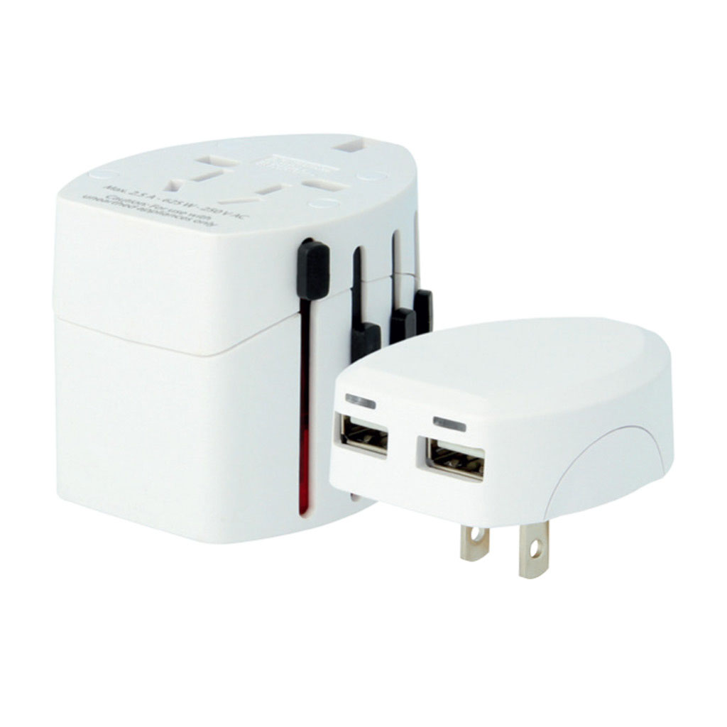 SKROSS EVO Compact World Travel Adapter with dual USB (3)