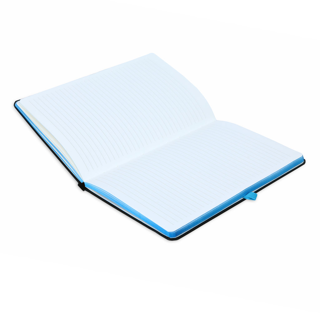 SUKH – SANTHOME A5 Hardcover Ruled Notebook Black-Blue (4)