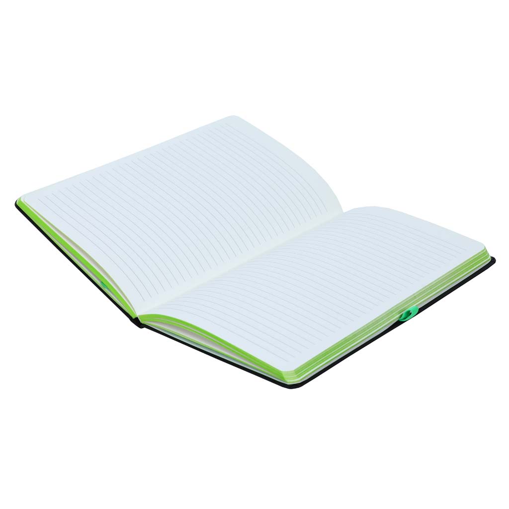 SUKH – SANTHOME A5 Hardcover Ruled Notebook Black-Green (2)
