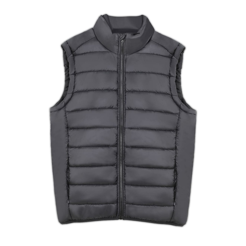 Santhome RPET Puffer Vest – Black (1)