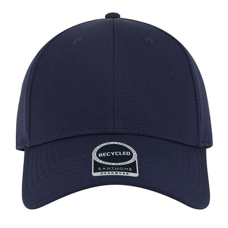TITAN – Santhome Recycled 6 Panel Cap – Navy Blue (1)