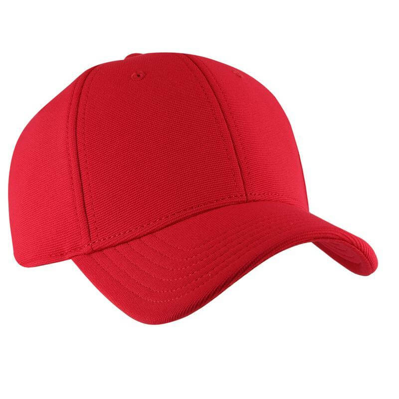 TITAN – Santhome Recycled 6 Panel Cap – Red (2)