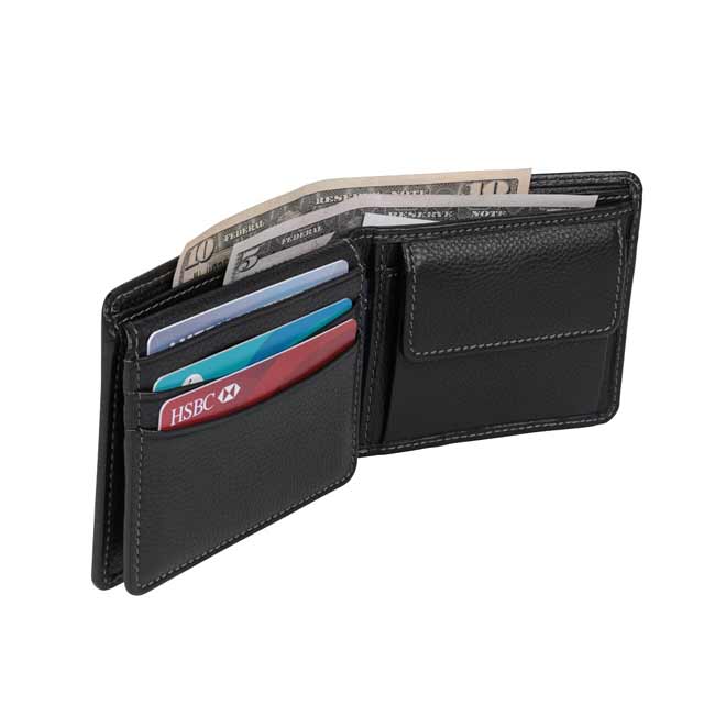 TOLUCA – SANTHOME Men’s Wallet In Genuine Leather (Anti-microbial)