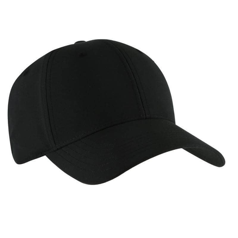 ULTRA – Santhome 6 Panel Recycled Dry n Cool Cap – Black (2)