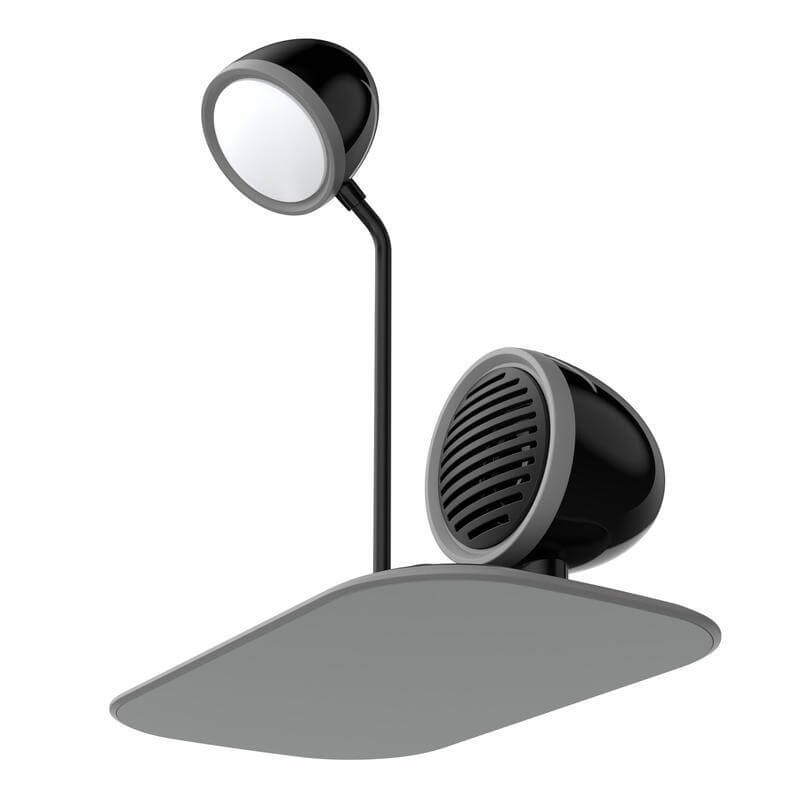 VEERE – @memorii 3 in 1 Wireless Charger Lamp with Speaker – Black (5)