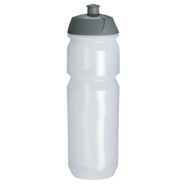 [WB 003-Trans-Grey Lid] Tacx ECO Friendly Biodegradable Water Bottle 750 CC
