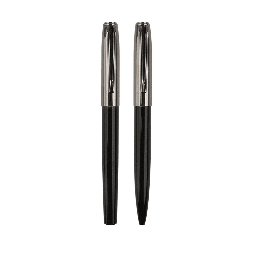 [WIGS 5144] NORA – Gift Set of Roller and Ball Pen – Black