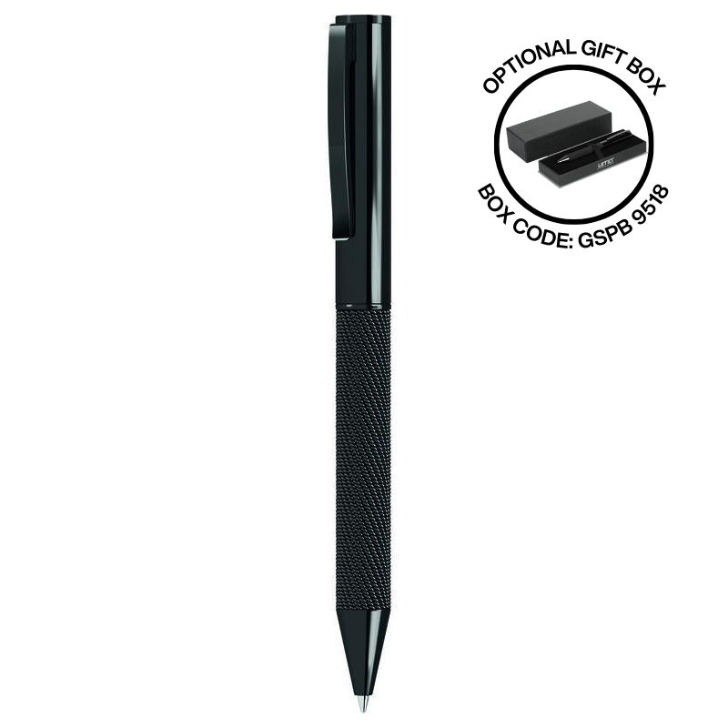 [WIMP 5174] UMA – MESH Premium Metal Ballpoint Pen – Black