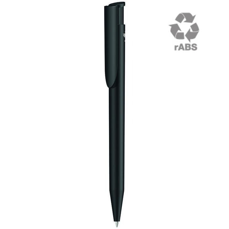 [WIPP 5176] UMA HAPPY RECY Recycled Plastic Pen – Black