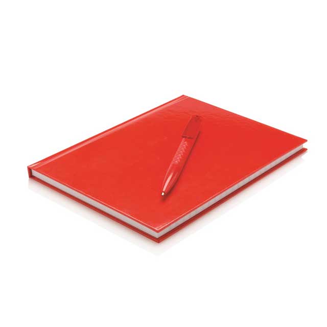 XD A5 Hard Cover Notebook With Pen – Red (3)